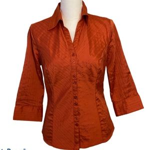 Dress Barn Coral Button Up Shirt -A